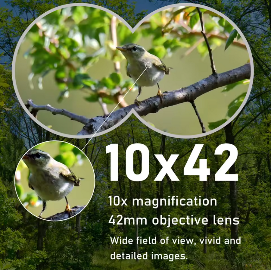 10x42 Kikkert til Jagt – BAK-4 & IPX7