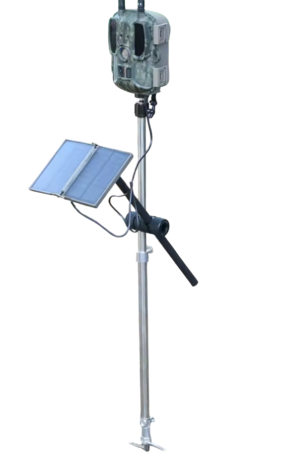 Monteringsstativ til Vildtkamera & Solcelle – 98 cm